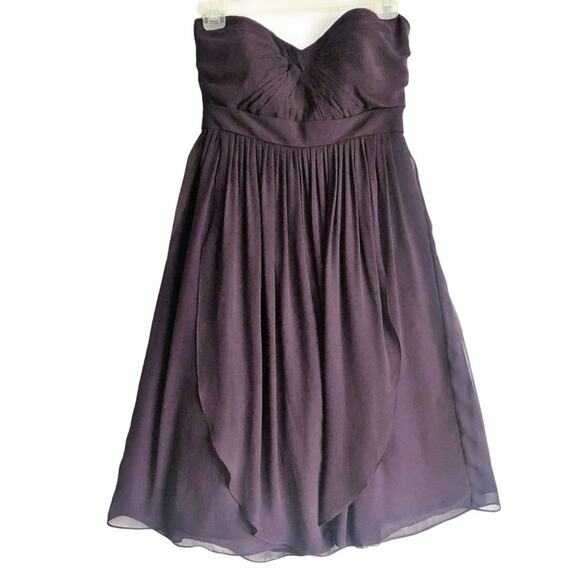 Jenny Yoo Keira Convertible Strapless Chiffon Dress - Picture 4 of 11